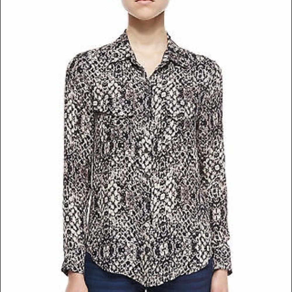 Haute Hippy 100% silk blouse size M.